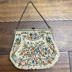 Vintage tapestry evening bag